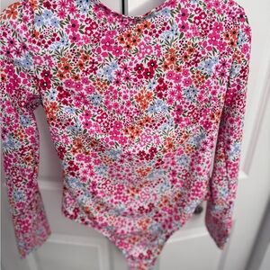 Floral Long Sleeve Kids Top